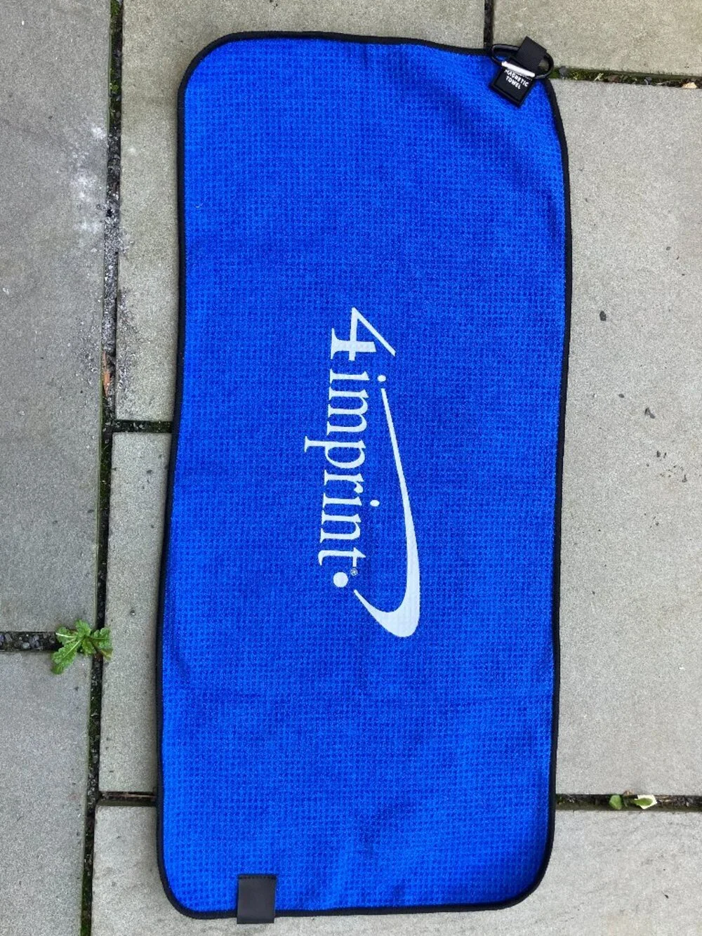 🧲 NEW 4imprint Magnetic Golf Towel Blue 13